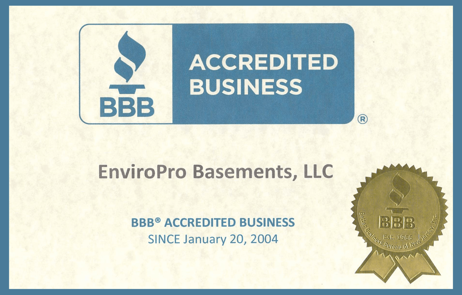 BBB Accredited Business since 2004 