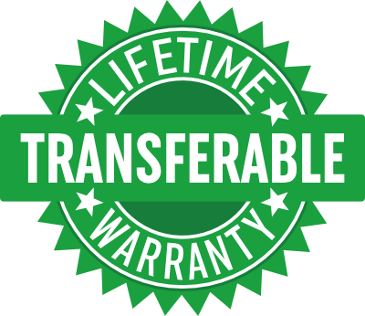 lifetime transferrable warranty green1