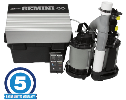 Gemini Submersible Dual Sump Pump System